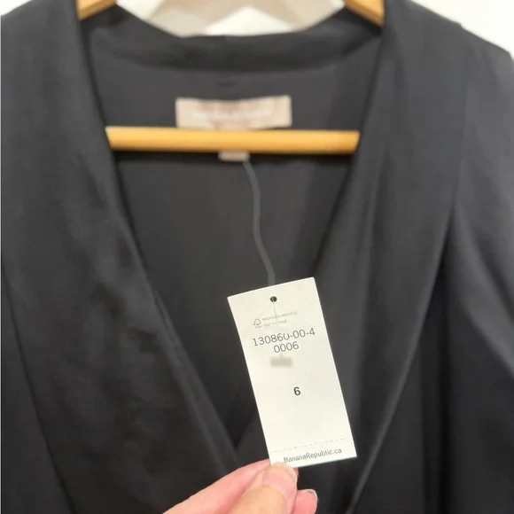 Banana Republic Black Midi Dress - Picture 14 of 14